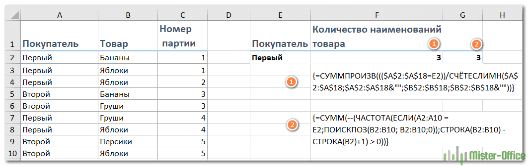 Oracle посчитать количество уникальных значений