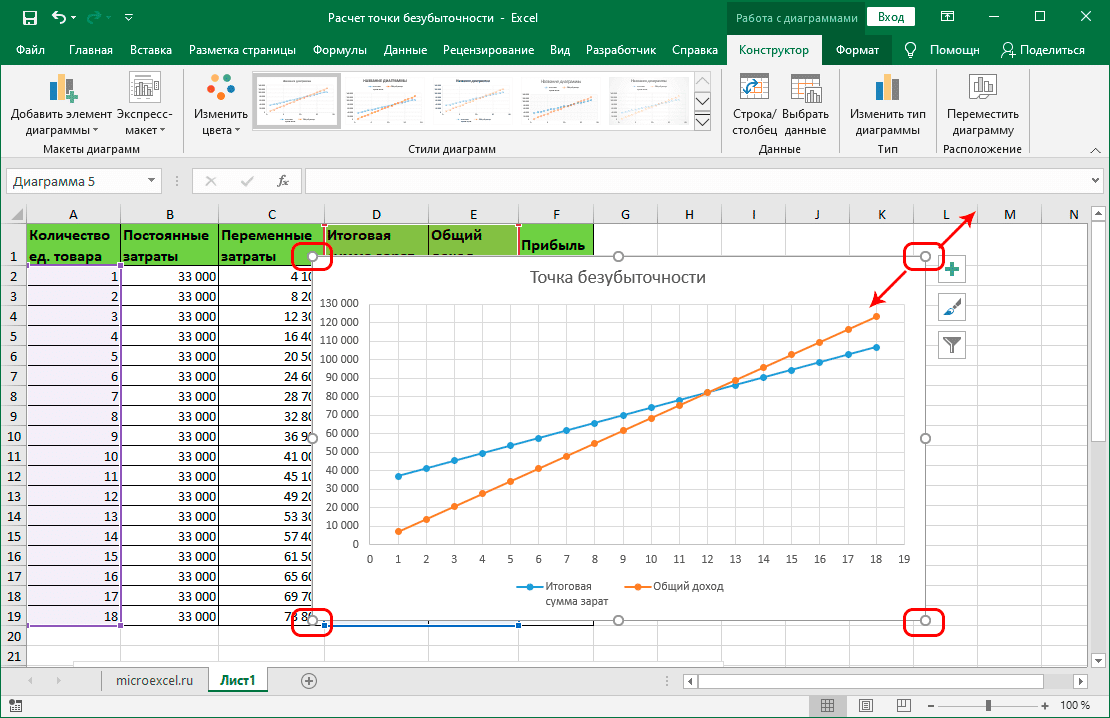 Как перенести график с картинки в excel