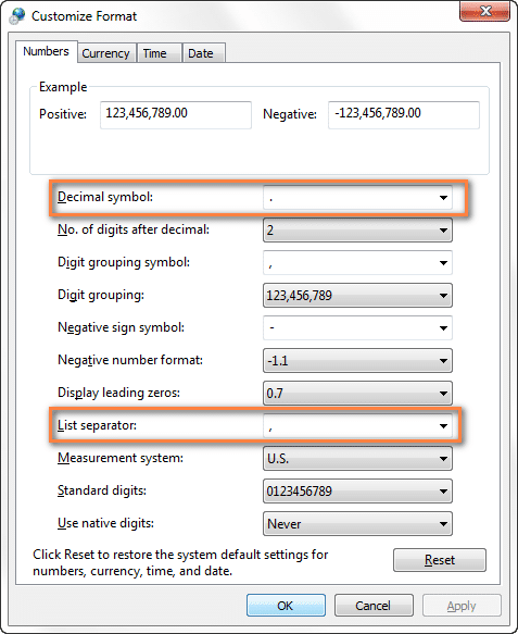 Экспорт файла CSV в Excel