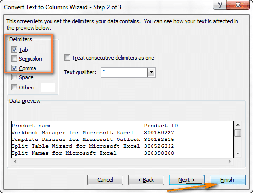 Экспорт файла CSV в Excel