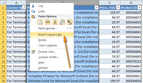 как-в-excel-сдвинуть-таблицу-низ