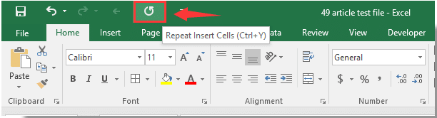 Повтор действия в excel