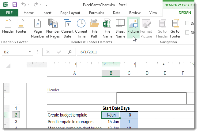 Фоновое изображение в Excel