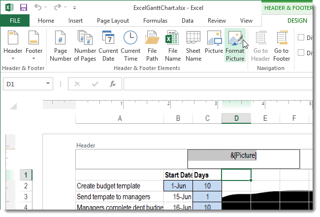 Фоновое изображение в Excel