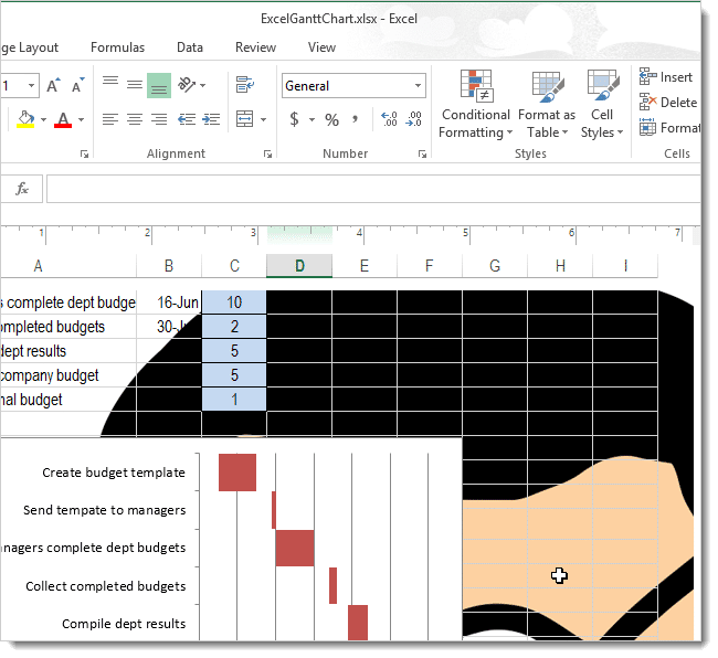 Фоновое изображение в Excel