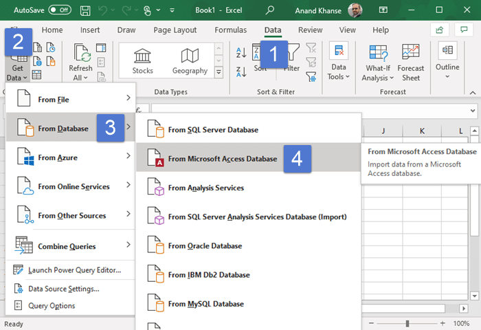 Как импортировать данные из excel в sql