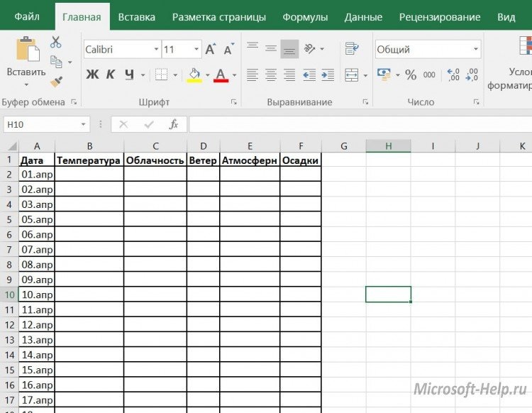 Vba excel ширина столбца в сантиметрах