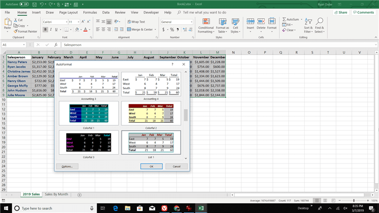 Автоматическое форматирование в Excel