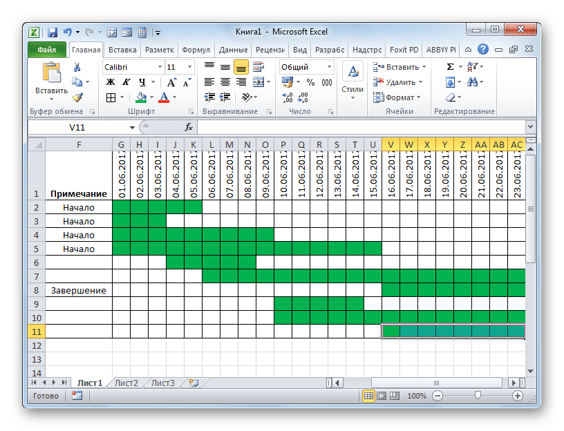 TECH-005 - Create a quick and simple Time Line (Gantt Chart) in Excel - YouTube 