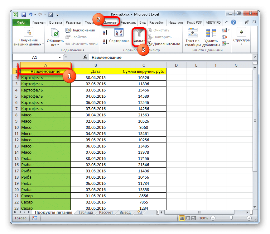 Фильтр в excel. Сортировка в эксель. Для сортировки таблицы по нескольким столбцам используется кнопка. Сортировка таблицы по нескольким столбцам.