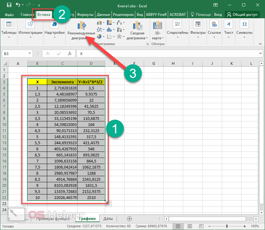 как составить формулу в Excel с листа на лист