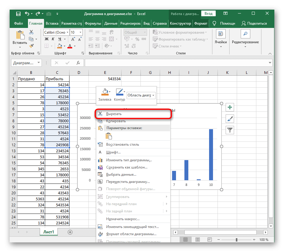 Как удалить диаграмму в excel. Контекстное меню в экселе. Как удалить график в excel. Контекстное меню легенды в excel.